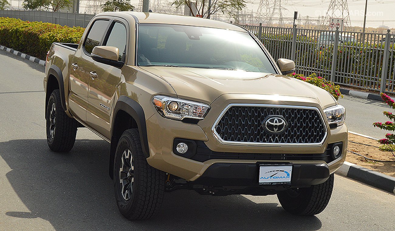 Toyota Tacoma 2019, 3.5L V6 4X4, 0km w/ 6Years or 200,000km Warranty at Dynatrade + 1 Free Service (RAMADAN OFFER)