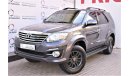 Toyota Fortuner AED 1370 PM | 4.0L 4WD V6 GCC WARRANTY