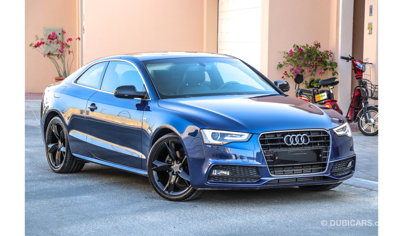 أودي A5 35TFSI S-Line 2014 GCC Under Warranty with Zero Downpayment.