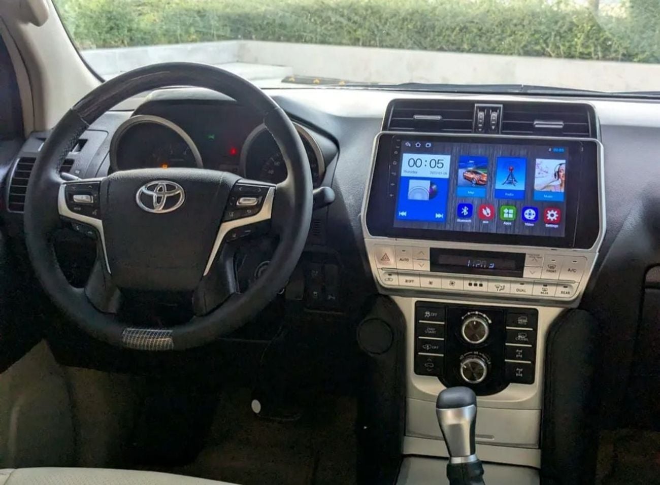 تويوتا برادو Toyota prado 2011model Facelifte 2023 2.7 v4 petrol Engine Colour Black Transmission Automatic Inter