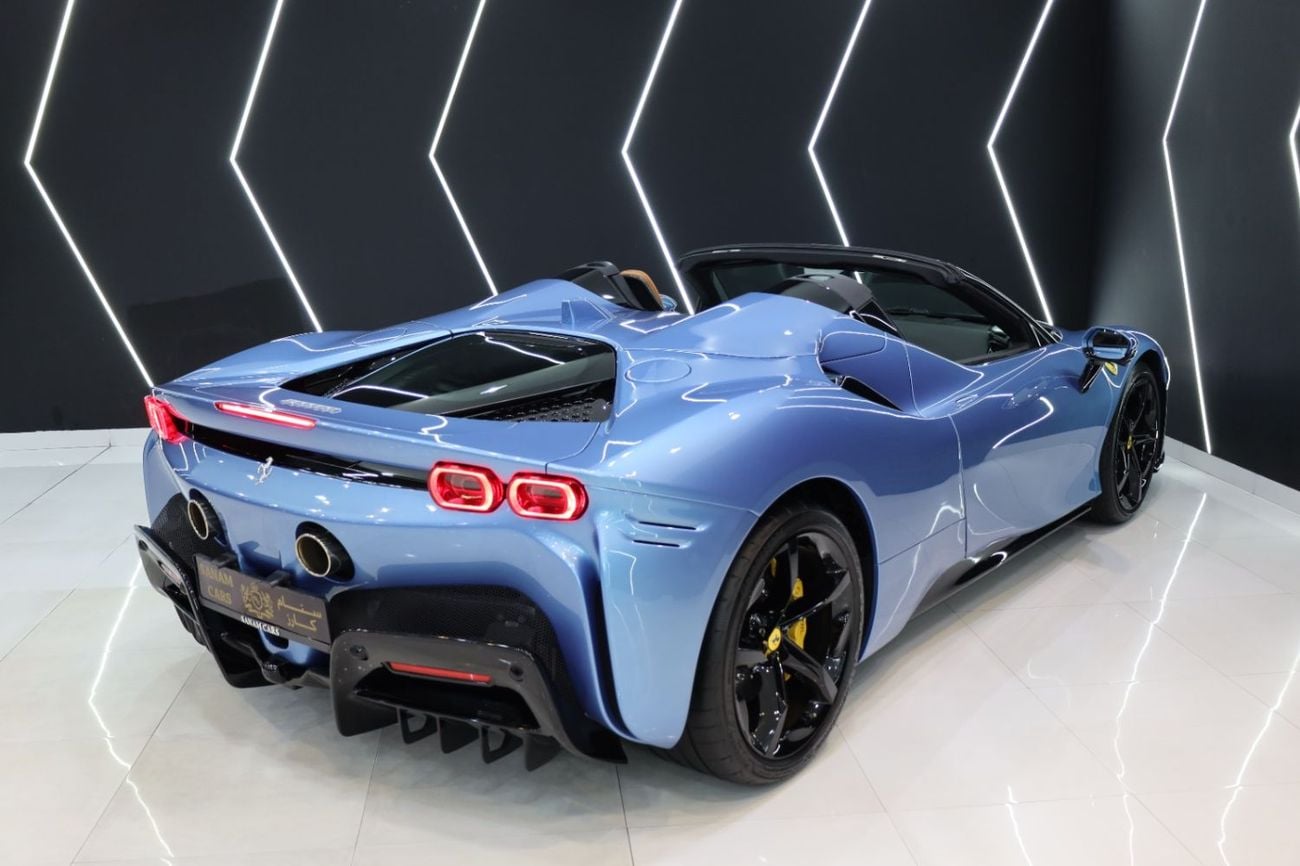 فيراري SF90 ستراديل SPIDER JBL Audio, Carbon Fiber Interior, ADAS Full Pack, Dealer Service Package!!