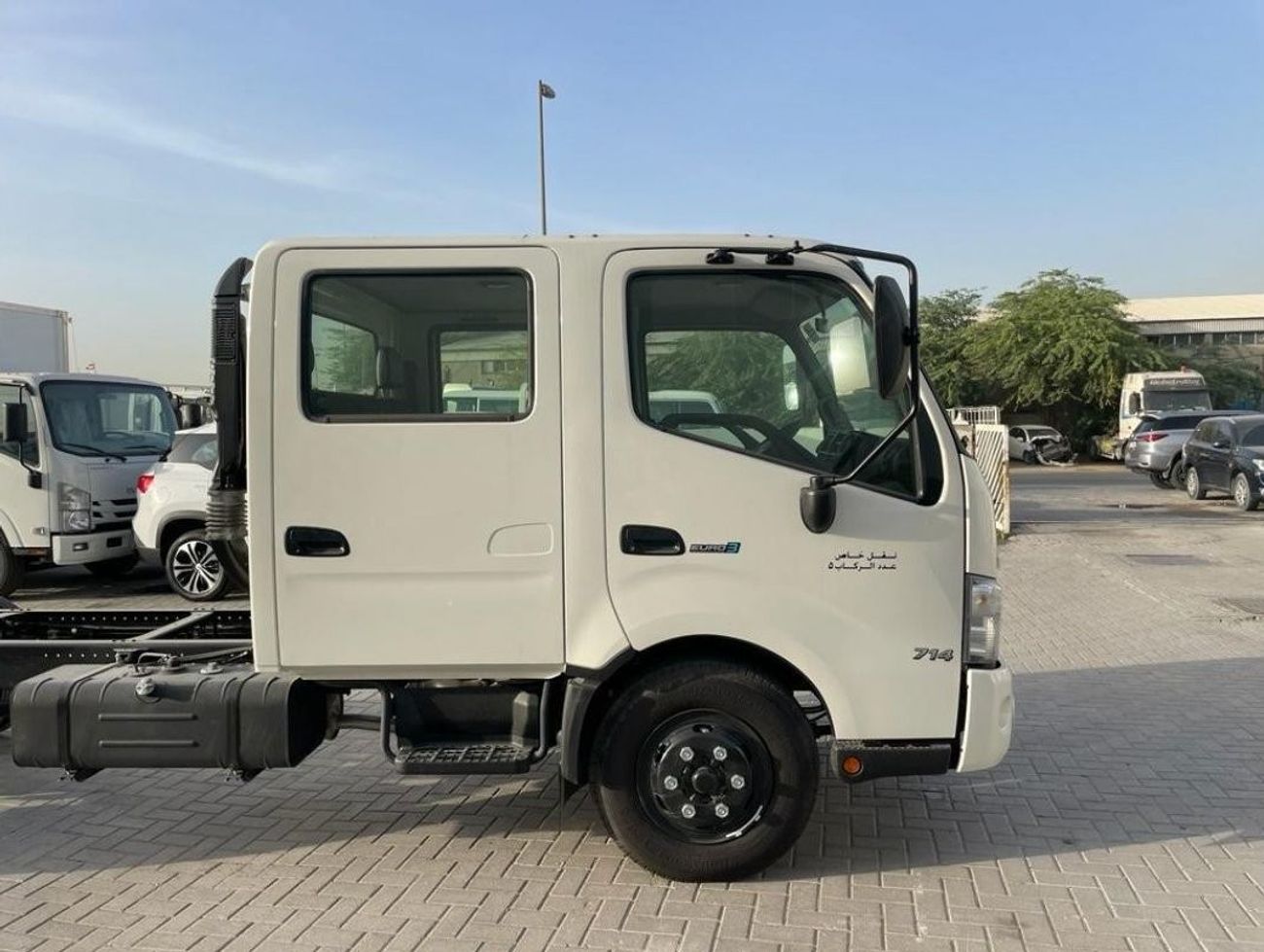 Hino 300 Hino 714 Double Cab Chassis with Turbo & ABS  4.2 TON