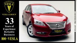 Nissan Sentra FULL OPTION + LEATHER SEAT + NAVIGATION + CAMERA + ALLOY / GCC / UNLIMITED MILEAGE WARRANTY / 780DHS