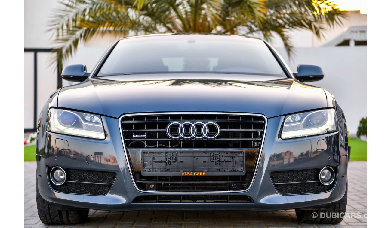 Audi A5 3.2L V6 S-Line - 2012 - 2 Years Warranty - AED 1,351 per month - 0% Downpayment