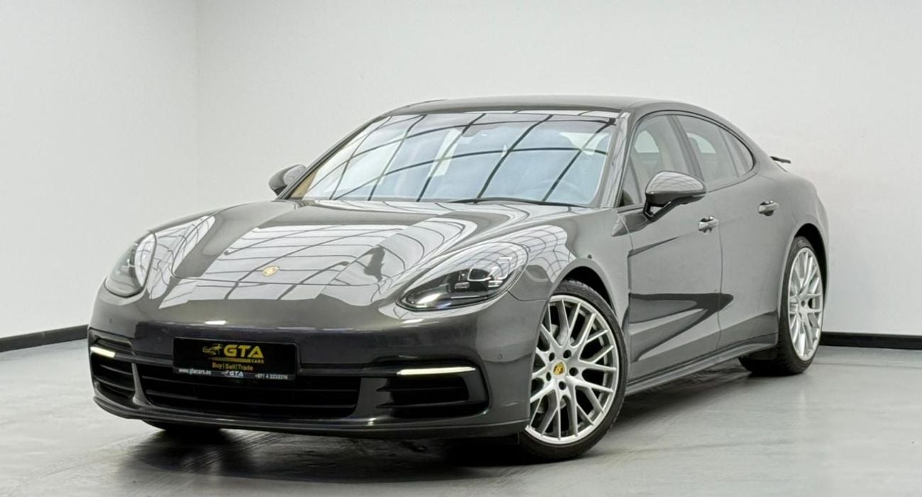 بورش باناميرا 2018 Porsche Panamera, Full Porsche Service History, Sport Chrono Package, Fully Loaded, GCC