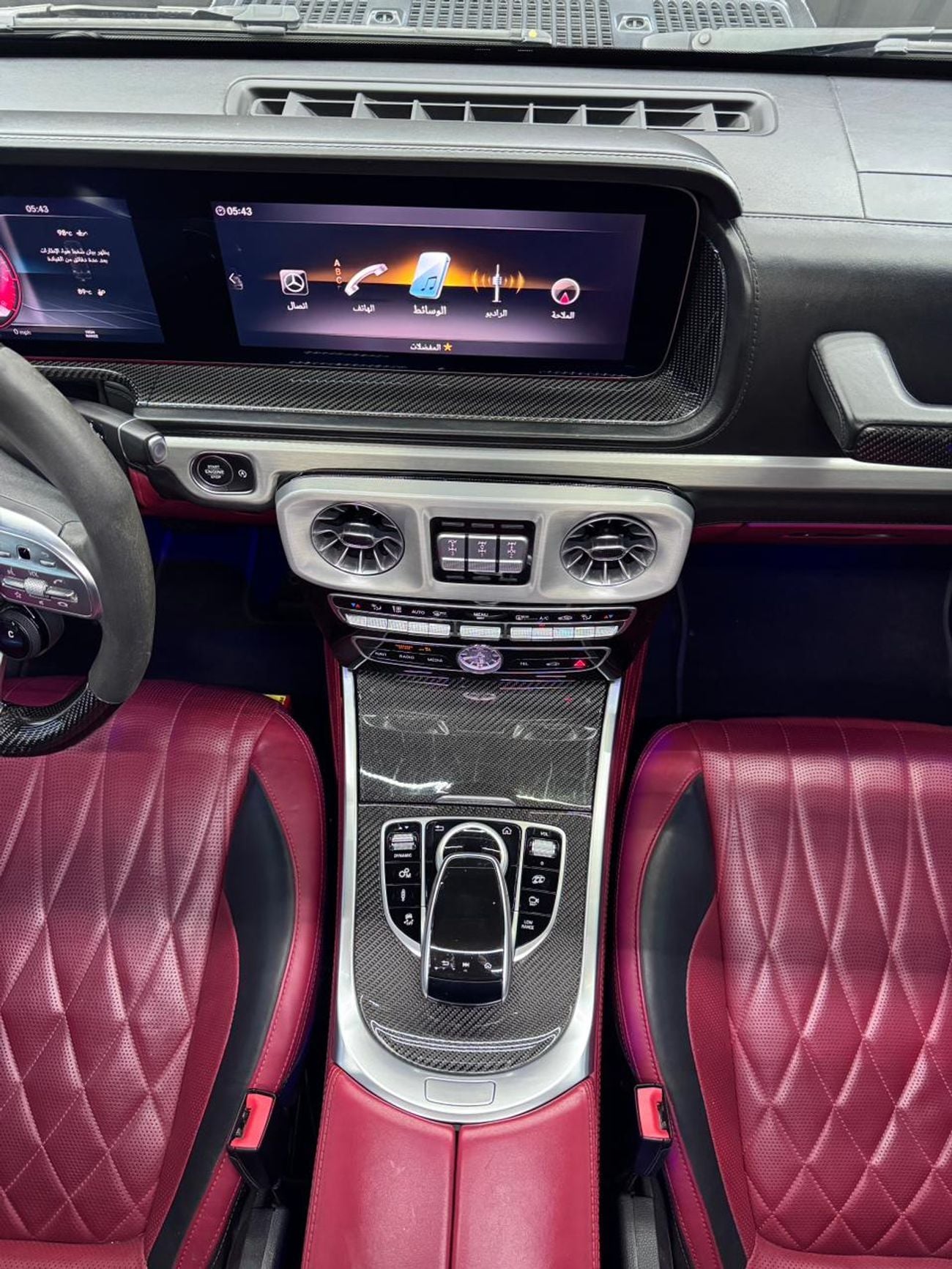 مرسيدس بنز G 63 AMG 4.0L,585hp,AMG SPEEDSHIFT TCT 9-speed