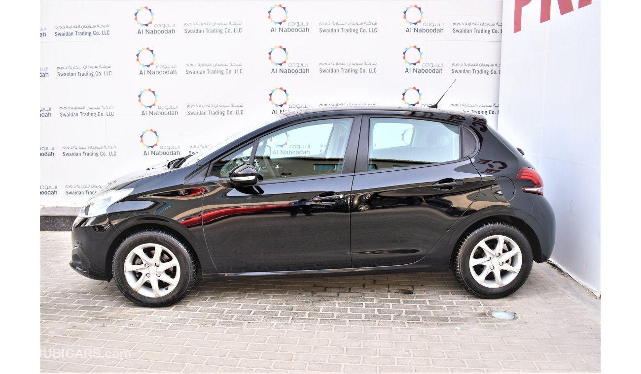 Peugeot 208 1.6L ACTIVE+ 2019 GCC SPECS WITH AGENCY WARRANTY UP TO 2024 OR 100,000KM