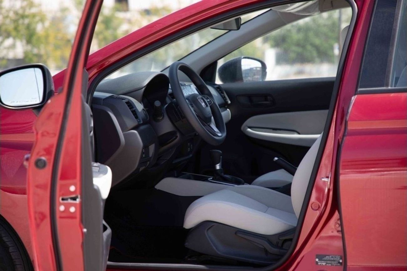 Honda City 2024 Honda City 1.5 LXS - Radiant Red inside Ivory