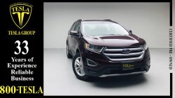 Ford Edge GCC / SEL LEATHER / AWD / EcoBoost / 2017 / DEALER WARRANTY 28/11/2022 / FSH / 1,295 DHS P.M.
