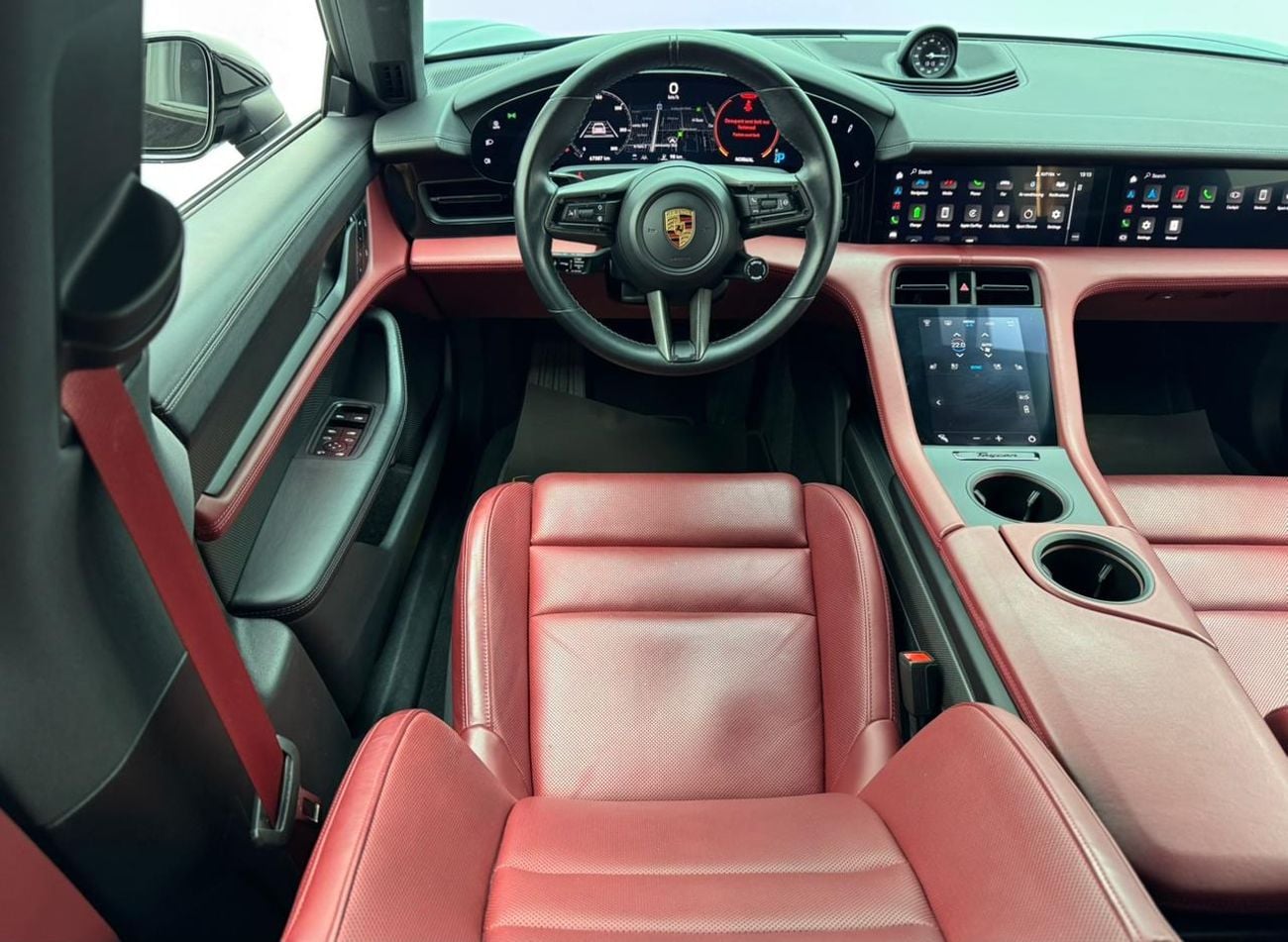 بورش تايكان Base 2024 Porsche Taycan, December / 2026 Porsche Warranty, Porsche Service History, GCC