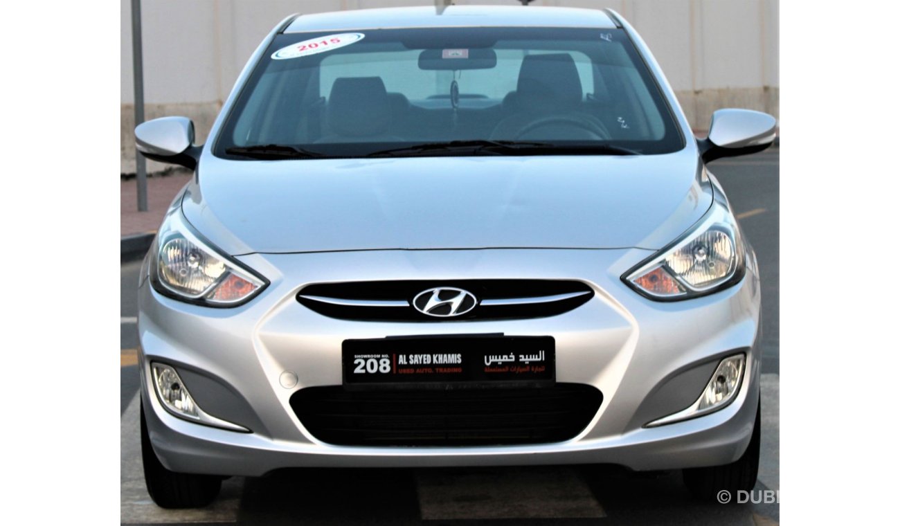 Hyundai Accent Hyundai Accent 2015 GCC in excellent condition without accidents, very clean from inside and outside