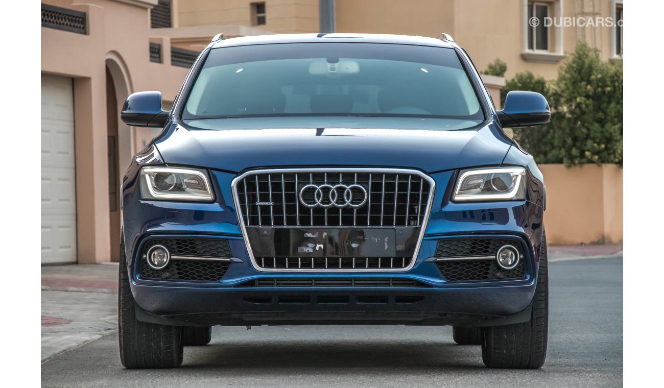 Audi Q5 S-Line 2014 GCC under Warranty with Zero downpayment.