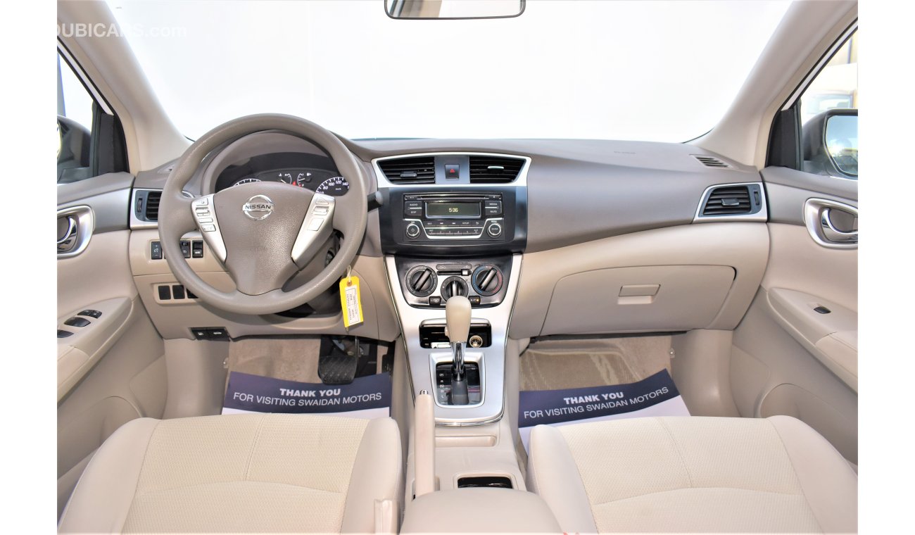 Nissan Sentra AED 840 PM | 0% DP | 1.8 S GCC WARRANTY