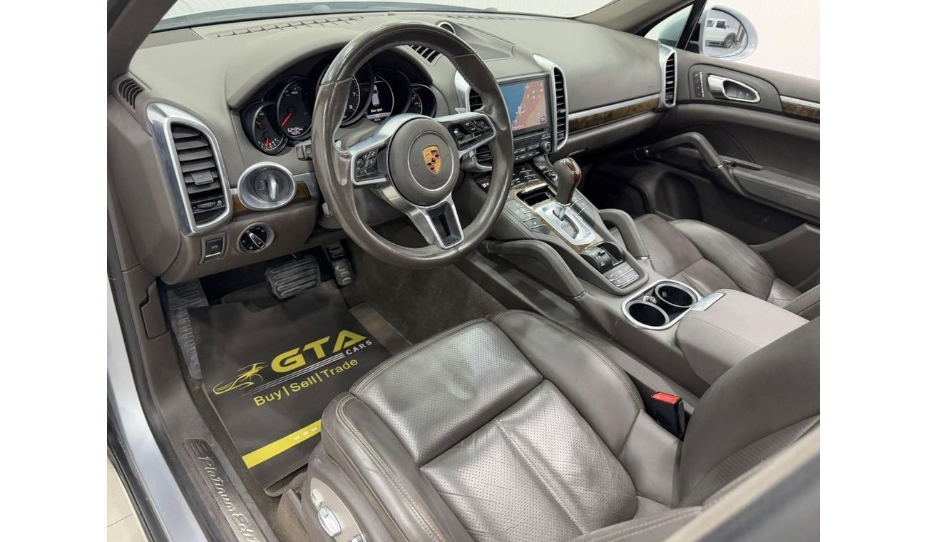 Porsche Cayenne 2018 Porsche Cayenne Platinum Edition, One Year Warranty, Service History, Excellent Condition, GCC
