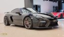 بورش كايمان جي تي ٤ 2020 Porsche GT4 Black Edition, Porsche warranty till 12/2022 Full-Service History, GCC