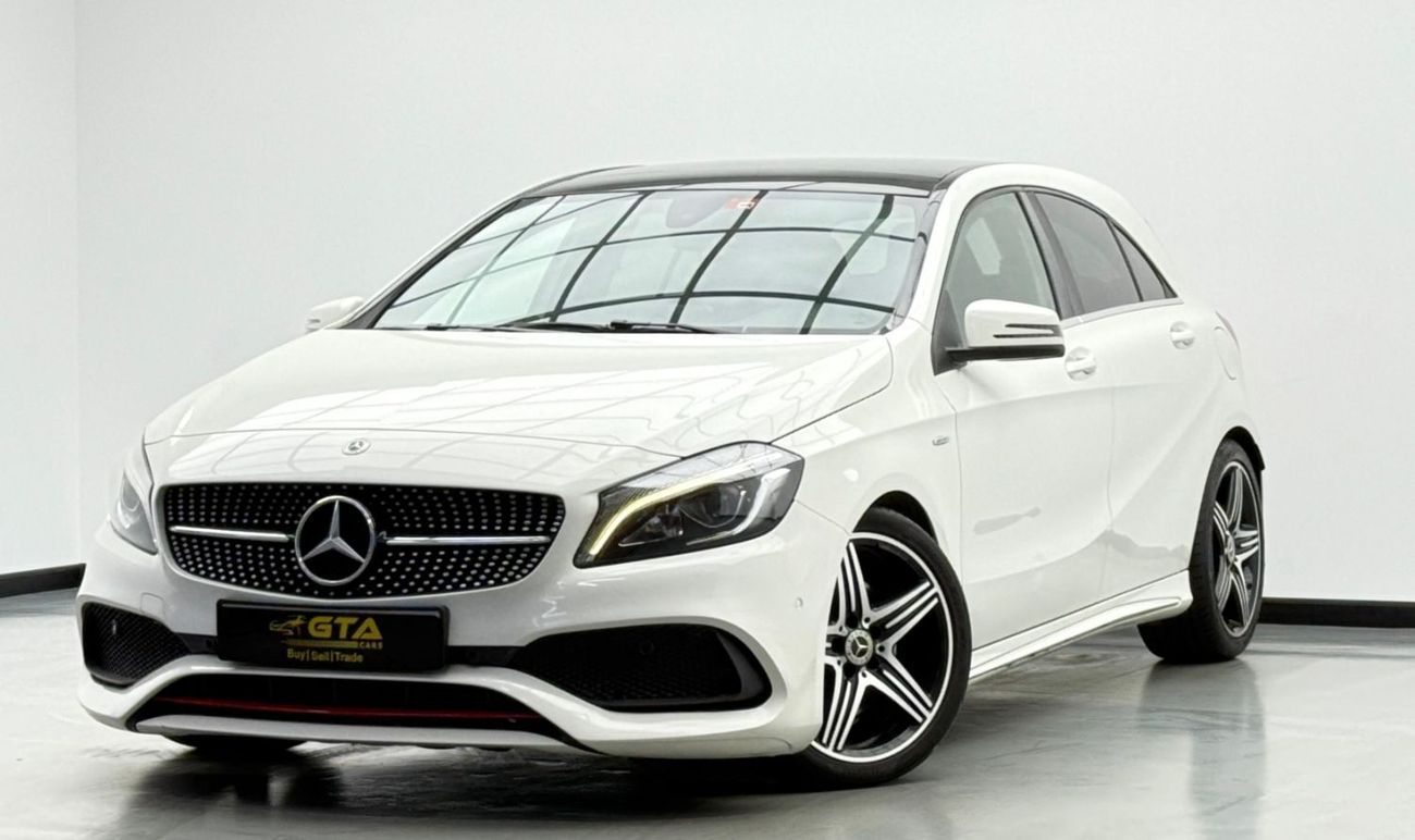 Mercedes-Benz A 250 std 2.0L (221 HP) 2018 Mercedes Benz A250, Warranty, Service History, Excellent Condition, GCC