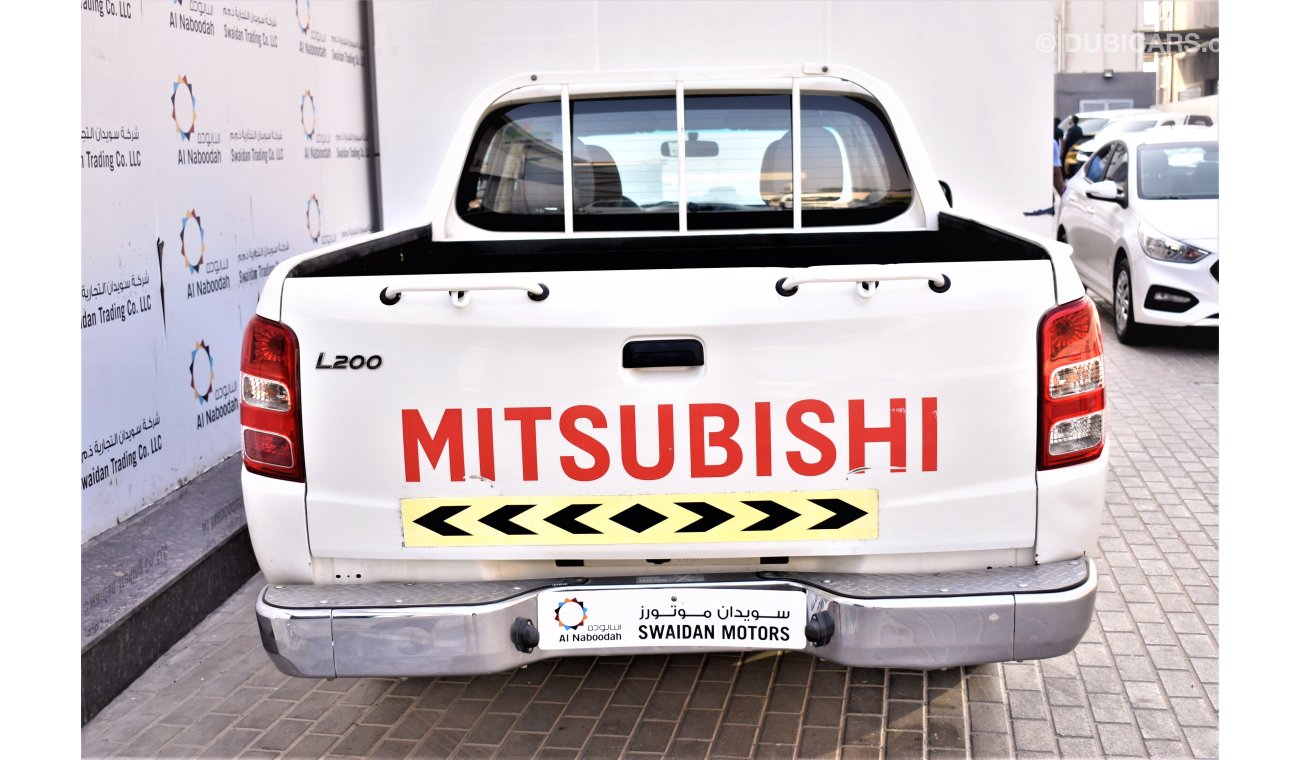 Mitsubishi L200 2.4L DC 2WD 2018 GCC WARRANTY