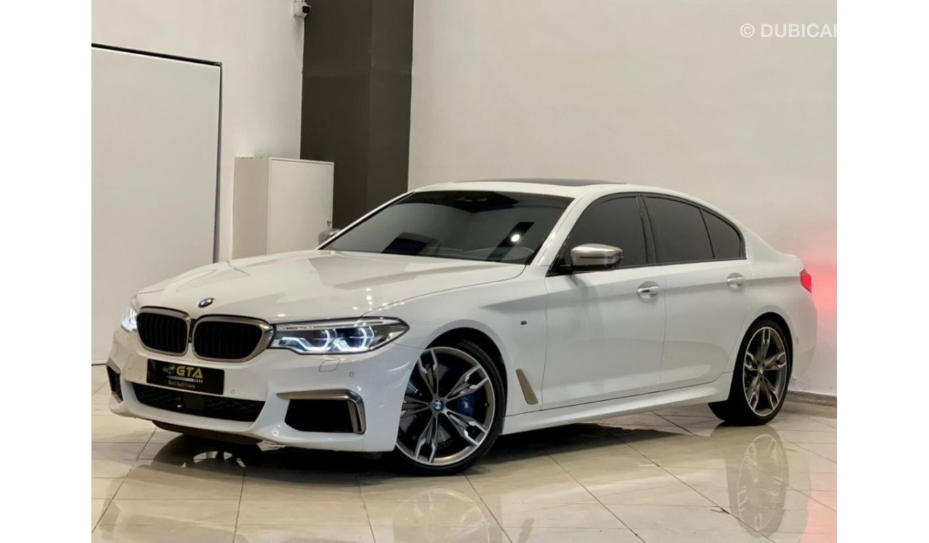 BMW M550i 2018 BMW M550i, BMW Warranty + Service Package, Huge Options List, Low KMs, GCC