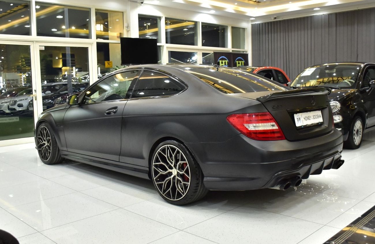 Mercedes-Benz C 63 AMG EXCELLENT DEAL for our Mercedes Benz C63 AMG ( 2013 Model ) in Black Color GCC Specs