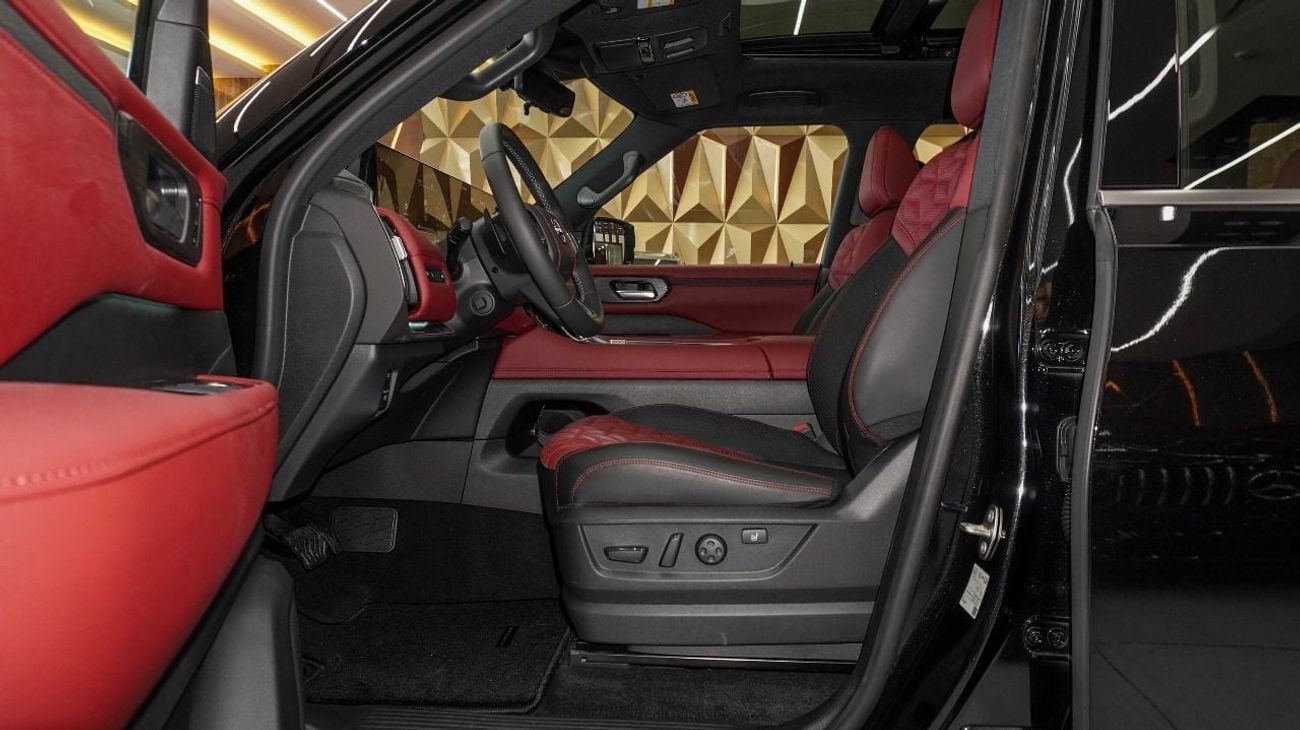 Nissan Patrol LE PLATINUM CITY 2026 INTERIOR RED