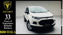 Ford EcoSport ORGINAL BACK CAMERA! / GCC / 2017 / WARRANTY / FULL DEALER (AL TAYER) SERVICE HISTORY / 407 DHS P.M.