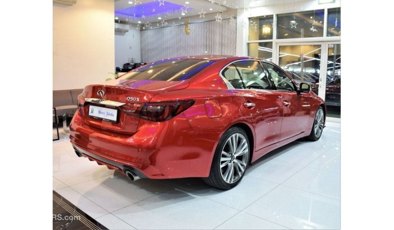 Infiniti Q50 Sport EXCELLENT DEAL for our Infiniti Q50S 3.0t ( 2018 Model! ) in Red Color! GCC