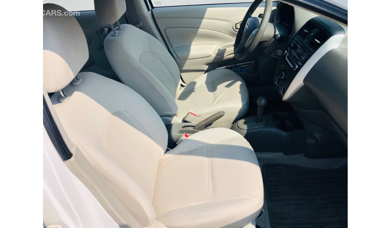 Nissan Sunny model 2016 GCC car perfect condition inside and outside