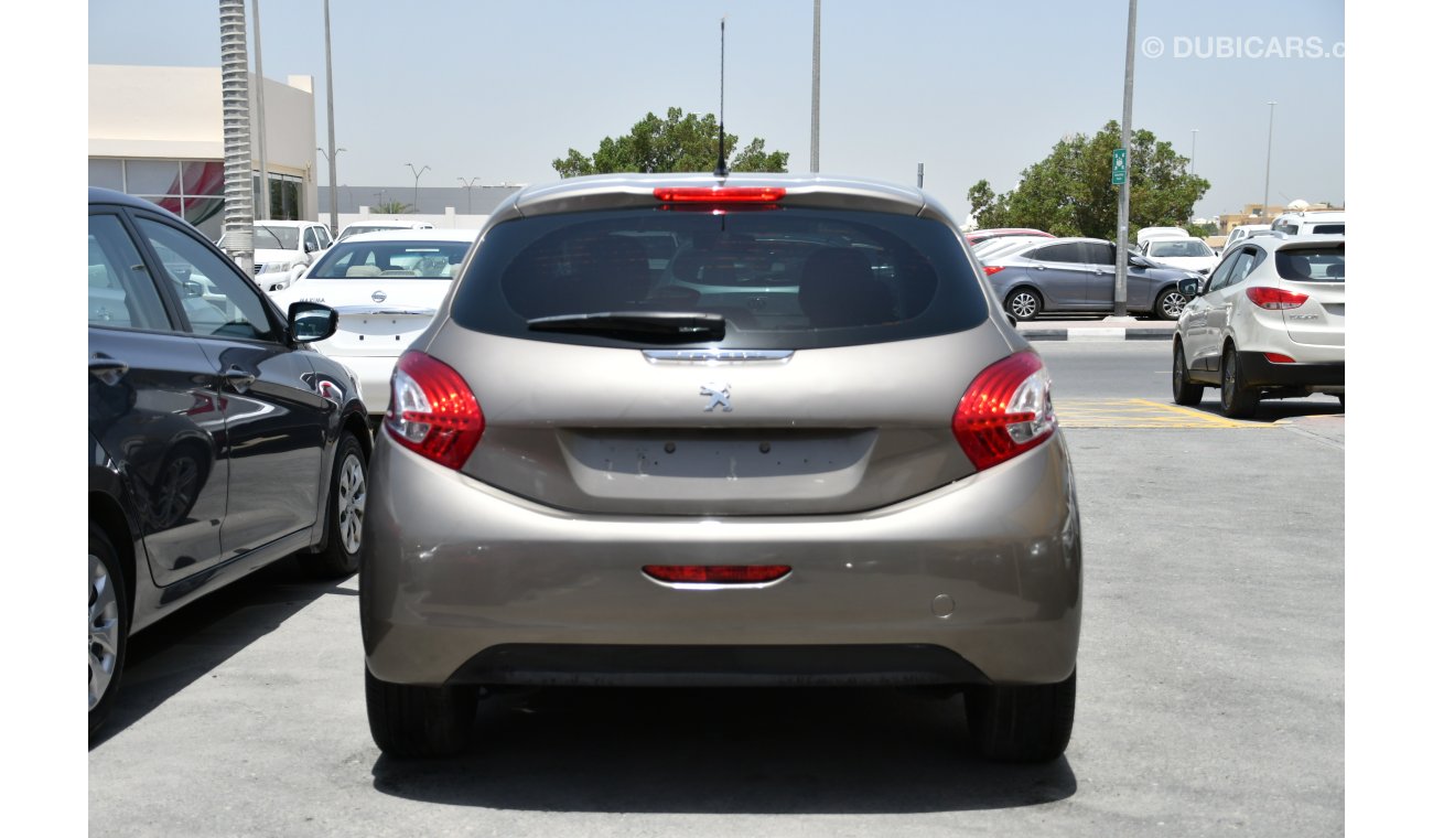 Peugeot 208 BROWN 2013 GCC NO ACCIDENT NO PAIN PERFECT