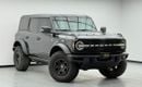 Ford Bronco Wildtrak 2.7L (5 Seater)  2022 Ford Bronco Sasquatch ,Ford Warranty+Service Contracct+Full Service H