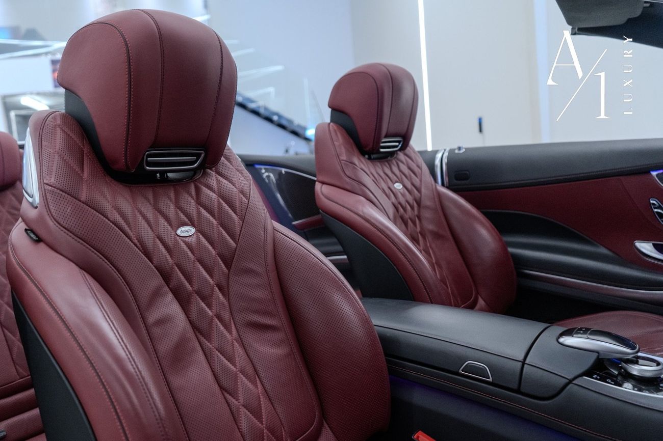 مرسيدس بنز S 560 كوبيه 2018 Mercedes Benz S560 Convertible V8, Service History, Fully Loaded, Excellent Condition, GCC Spec