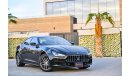 Maserati Ghibli | 3,995 P.M | 0% Downpayment | Perfect Condition | Agency Warranty