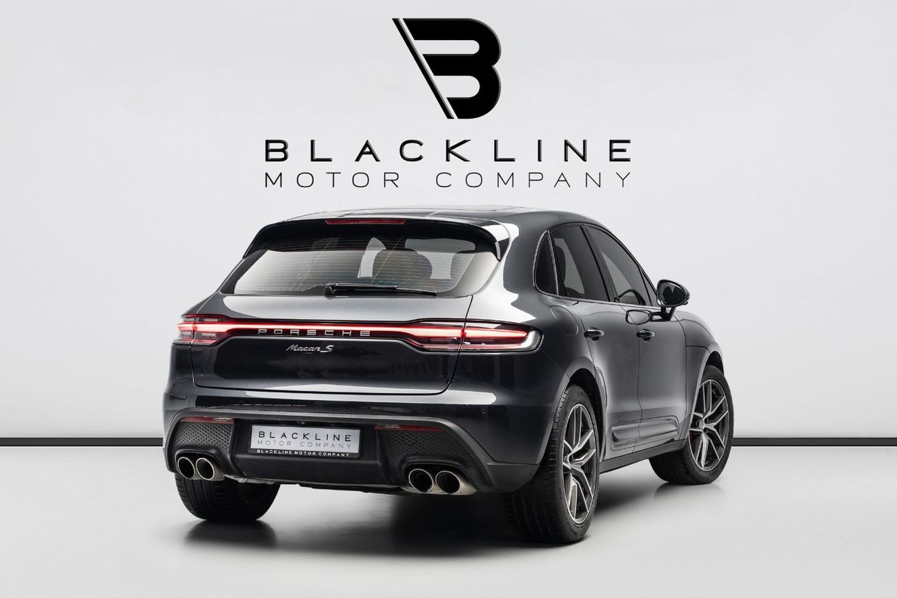 بورش ماكان S 2023 PORSCHE MACAN S| WARRANTY 2026 | THE BLACKLINE STANDARD