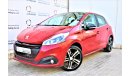 Peugeot 208 1.6L GT LINE 2018 GCC SPECS AGENCY WARRANTY