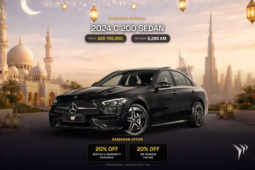 Mercedes-Benz C 200 Gargash Service and Warranty Package | 0% Downpayment | 2,874 P/M