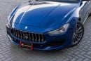 Maserati Ghibli Ghibli GT Hybrid | 2,781 P.M | 0% Downpayment | AL TAYER WARRANTY | Ramadan Offer!
