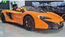 McLaren 650S McLAREN 650S SPIDER 2015 GCC IN BEUATIFUL SHAPE FOR 435K AED
