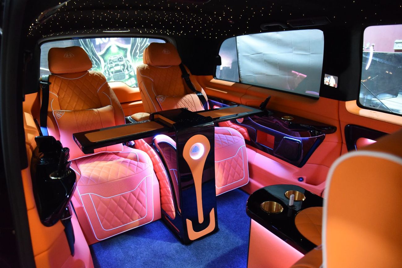 Mercedes-Benz V 300 “FLAMME D’HERMES” – 1 Of 3 CONCEPT - Handcrafted by ROYAL CUSTOMS in Dubai (Since 2009)