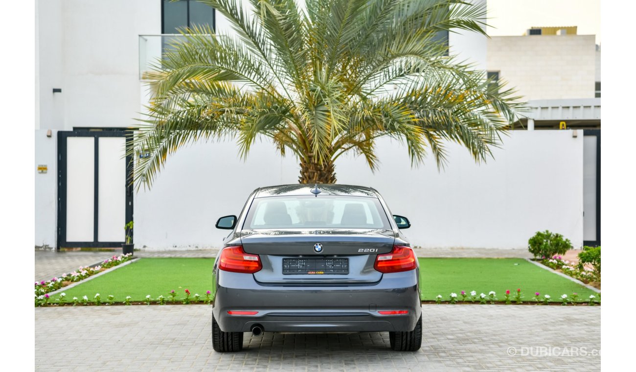 بي أم دبليو 220 Agency Warranty and Service Contract! - BMW 220i - GCC - AED 1,802 PER MONTH - 0% DOWNPAYMENT