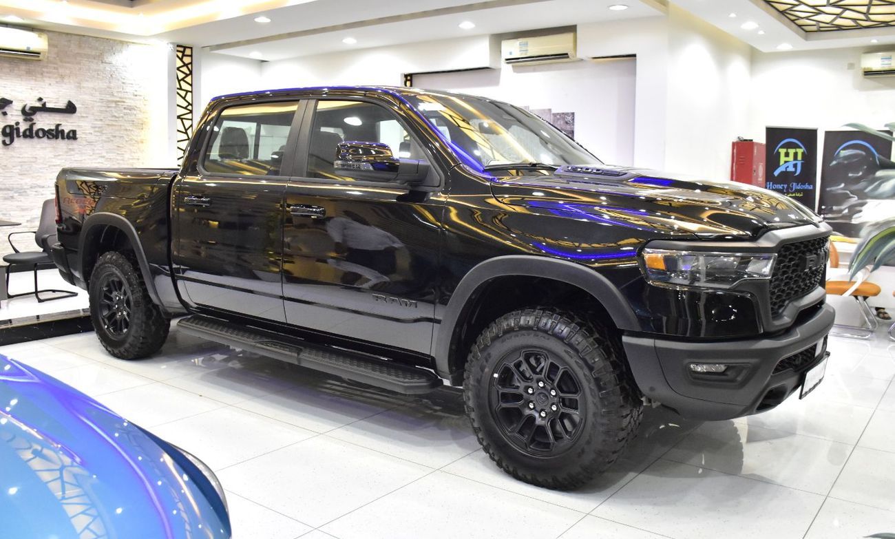 رام 1500 EXCELLENT DEAL for our Dodge Ram Rebel 4x4 ( 2025 Model ) in Black Color GCC Specs