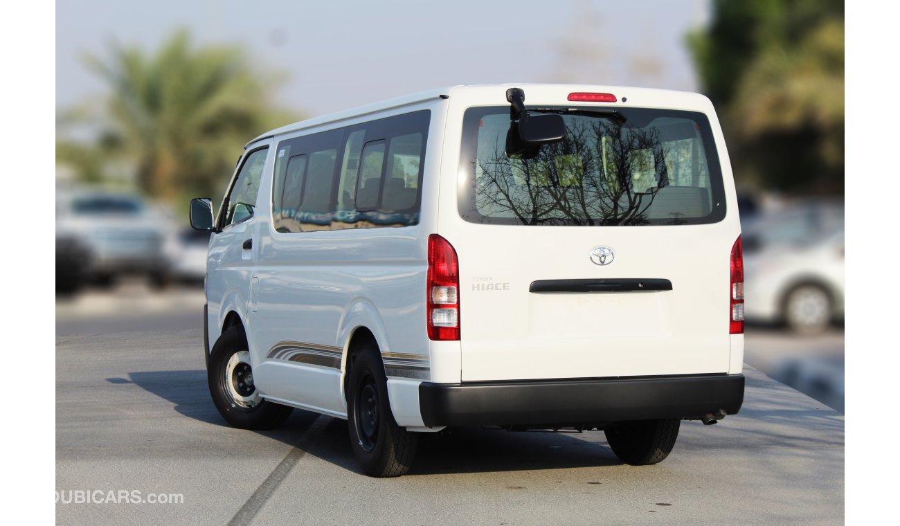 Toyota Hiace 15Seater 2.5L diesel 2019 model with rear A/C available for export.