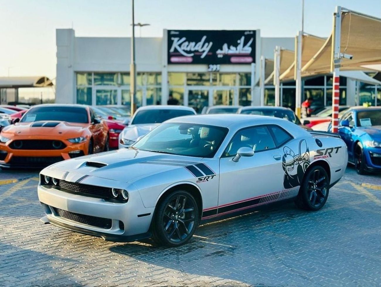 Dodge Challenger R/T 5.7L (370 HP) | Monthly AED 1680/- | 0% DP | Custom Leather Seats | Touch Screen | # 95971