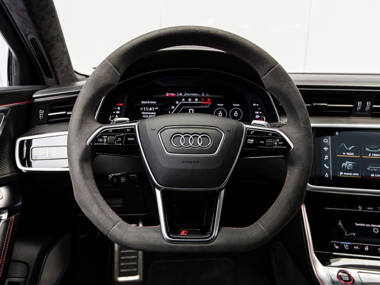 أودي RS6 BUY NOW, PAY 2027 | THE BLACKLINE STANDARD | June 2028 Audi Warranty, GCC