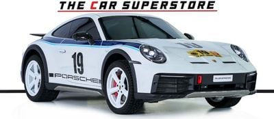 Porsche 911 Dakar 3.0L (475 HP) Coupe GCC-Al Nabooda Warranty Until 2028-1974 Rally Decorative Adhesive-Collecto
