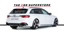 Audi RS4 Avant-Al Nabooda WarrantyService Contract-Very Low Mileage-Carbon Fiber RS Bucket Seats