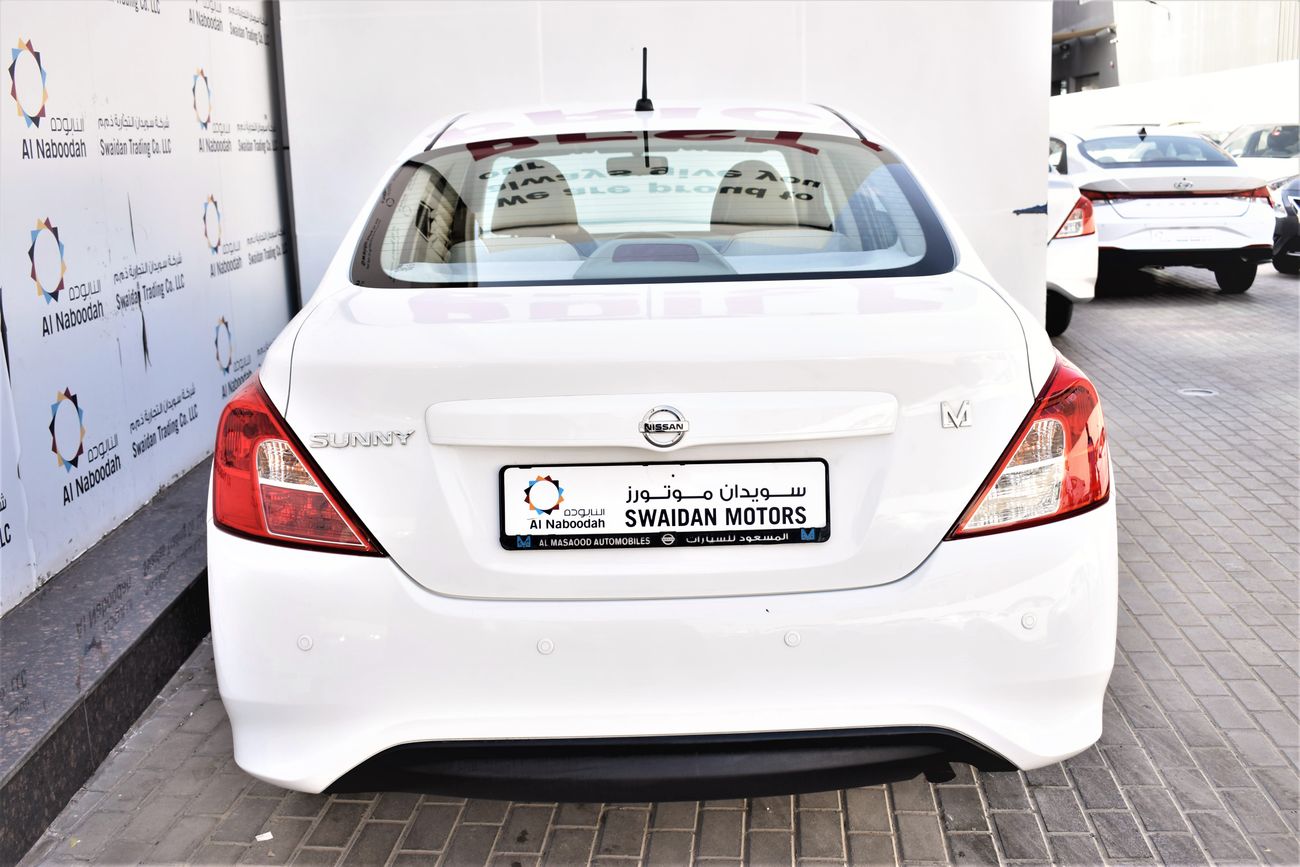 Nissan Sunny AED 645 PM | 1.5L S GCC DEALER WARRANTY