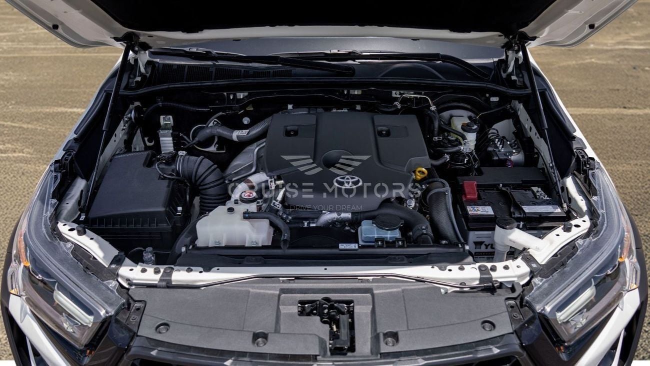 Toyota Hilux GR Sport 2.8L - Automatic . Diesel . Four Wheel Drive . 5 Seats . 4 Doors - White