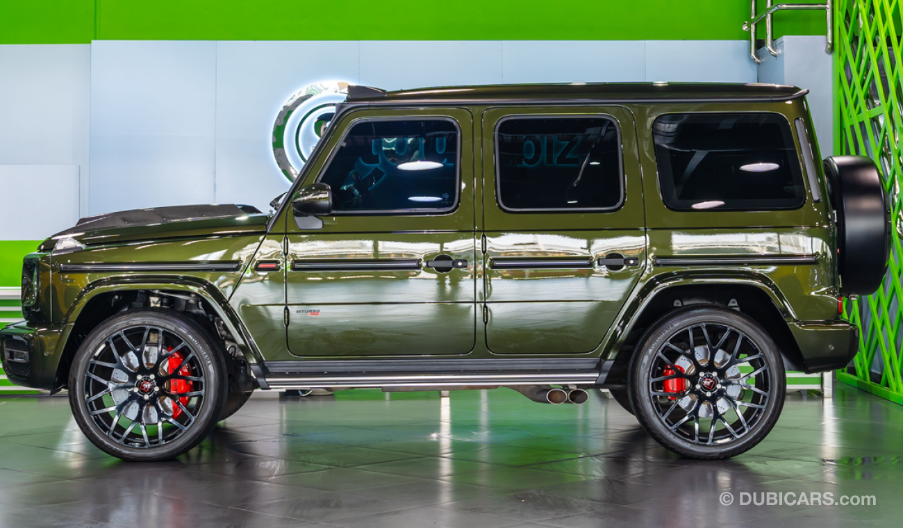 مرسيدس بنز G 63 AMG BRABUS 700 IN OLIVE GREEN METALLIC