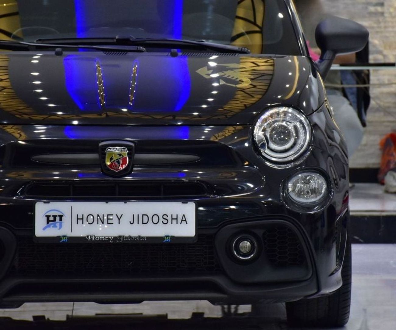 Abarth 595 EXCELLENT DEAL for our Abarth 595 Scorpioneoro ( 2022 Model ) in Black Color GCC Specs