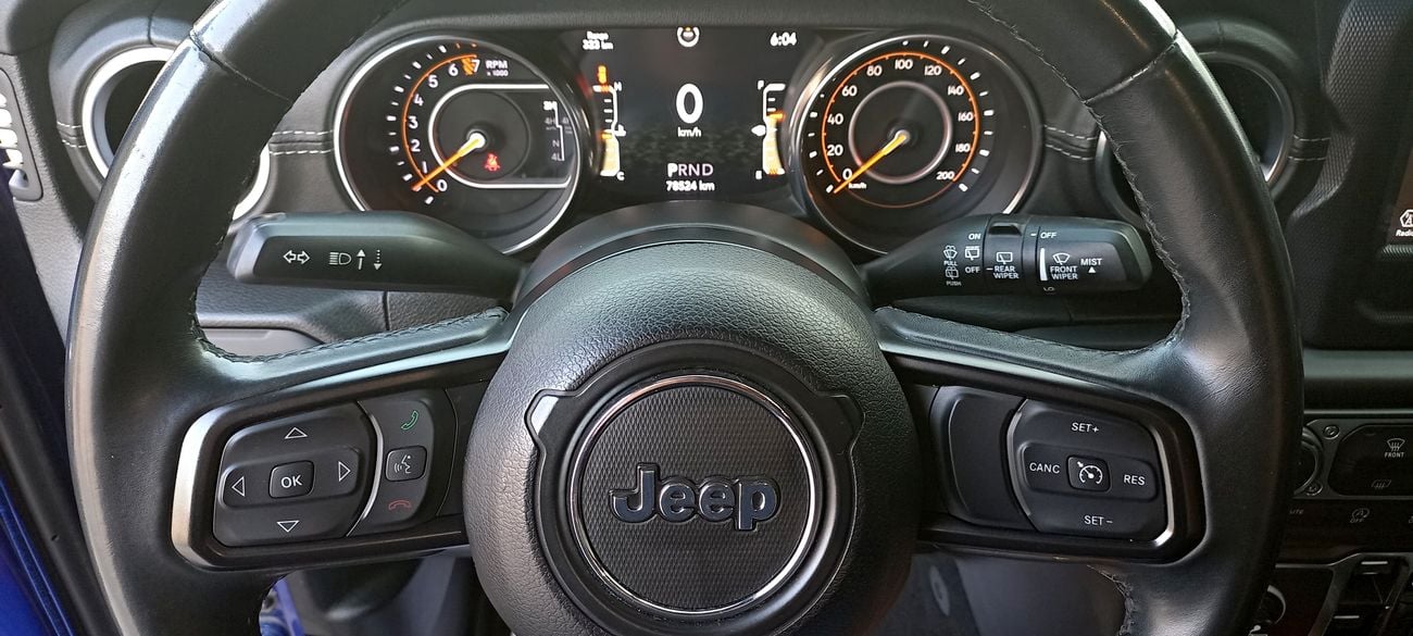 Jeep Wrangler Unlimited Sport 3.6L A/T WITH SAHARA LEATHER INTERIOR AND RIMS PARTIAL SERVICE HISTORY