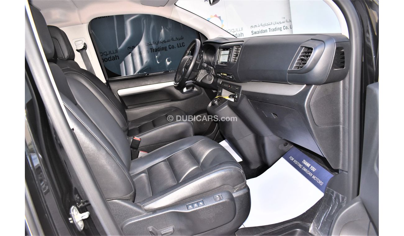Peugeot Traveller AED 2448 PM | 2.0L L3 VIP BUSINESS GCC WARRANTY UP TO 2025 OR 100K KM